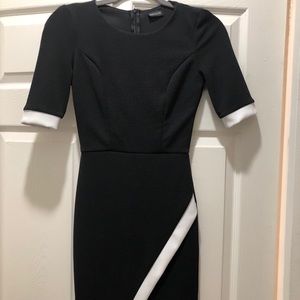 Asymmetrical Black Dress